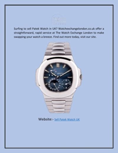 sell patek watch